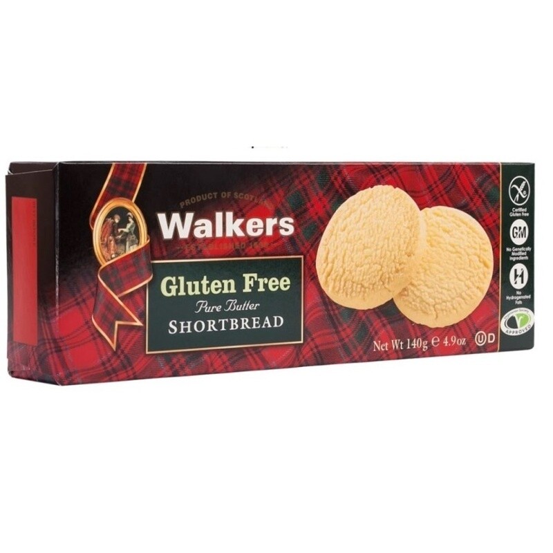 Walkers GLUTENFREE Butter Shortbread 140GR