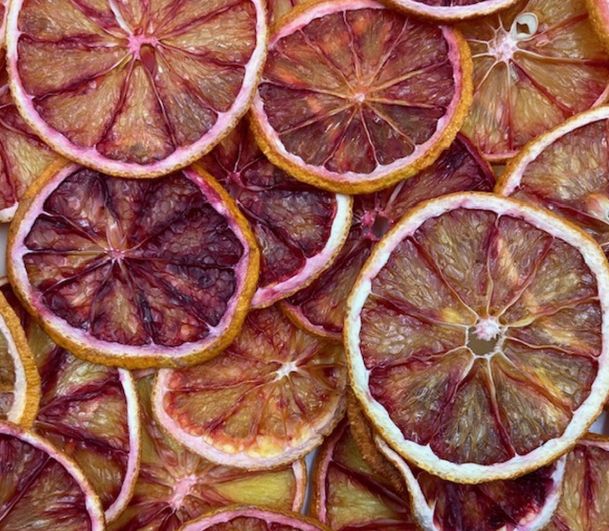 Gedroogde citrus schijfjes