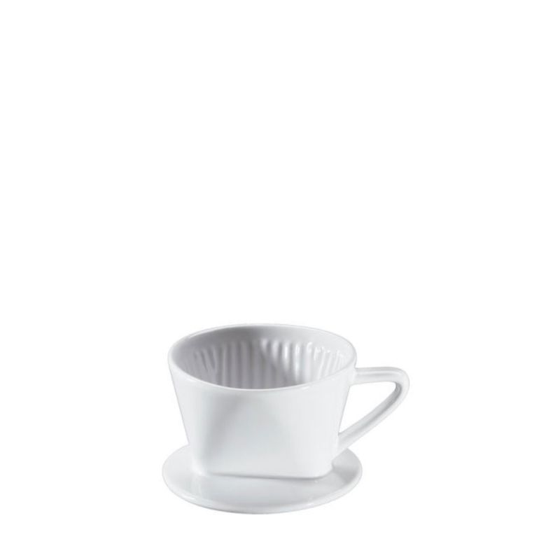 Cilio Koffiefilter porselein (4 maten)