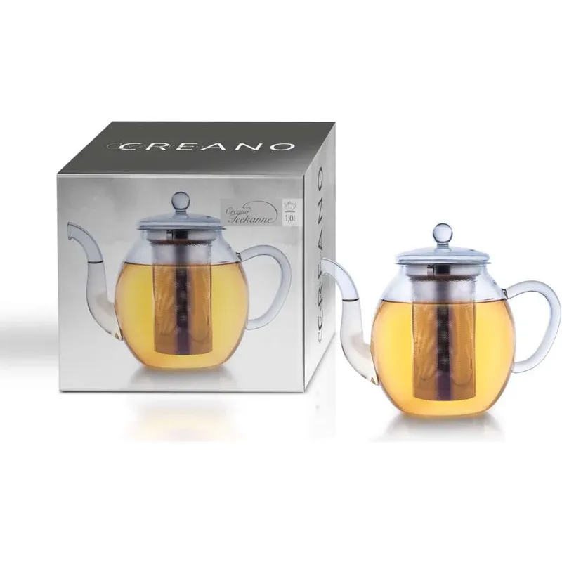 Creano Glazen theepot 1000 ml