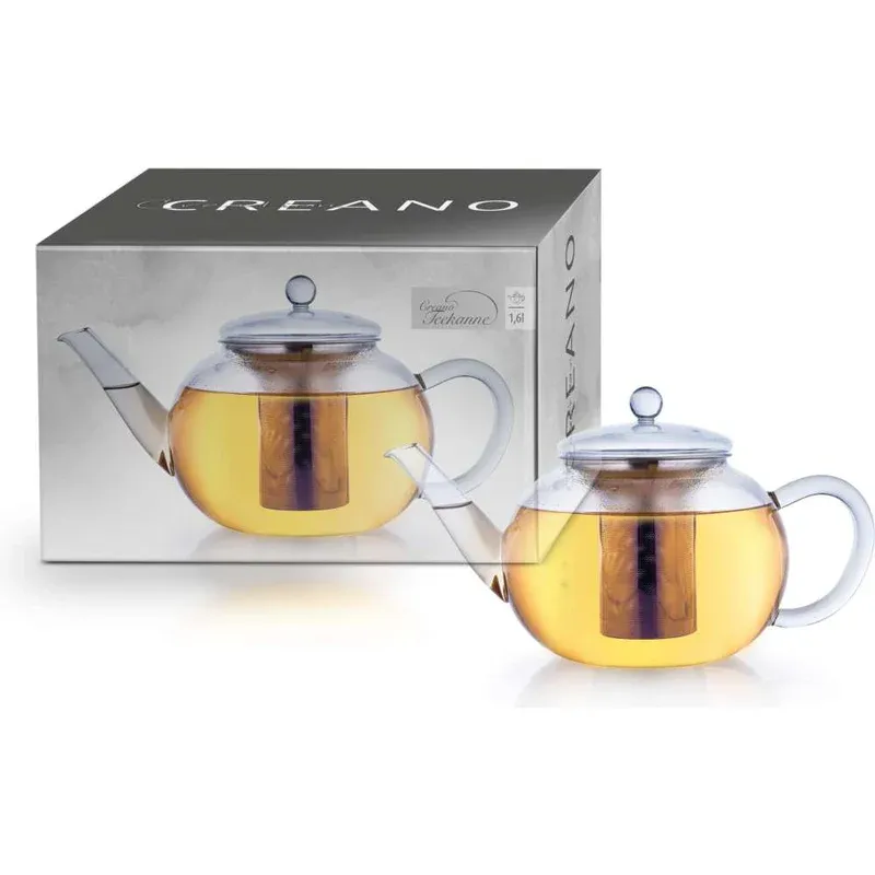 Creano Glazen theepot 1600 ml