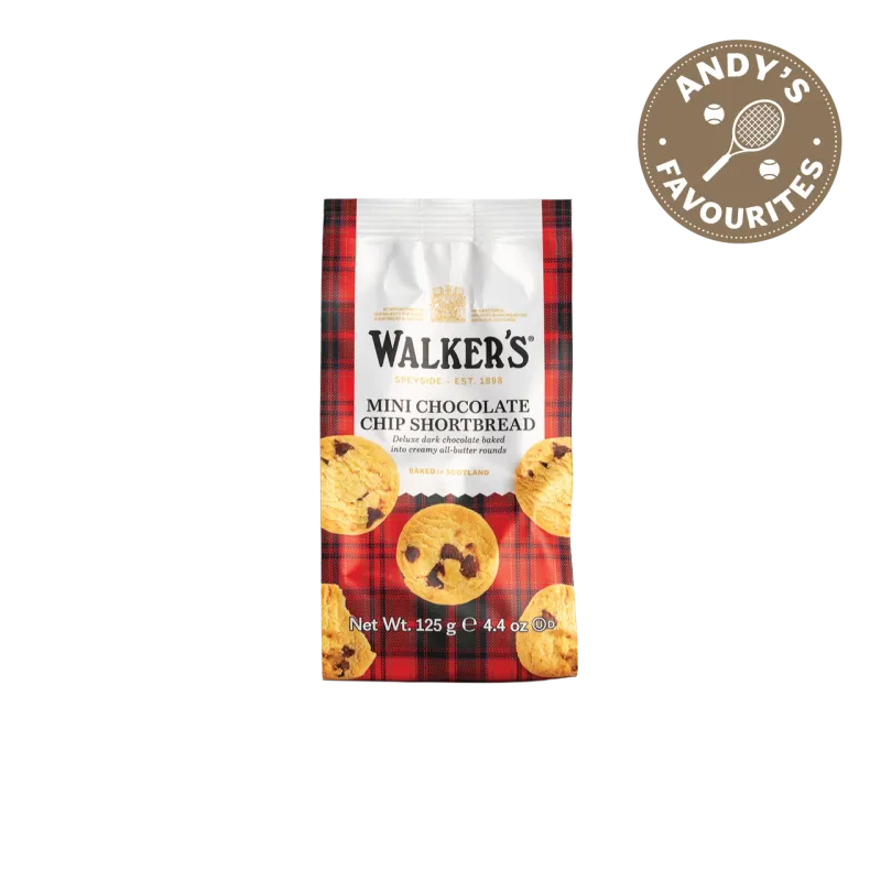 Walkers Mini chocolate Shortbread Rounds 125gr