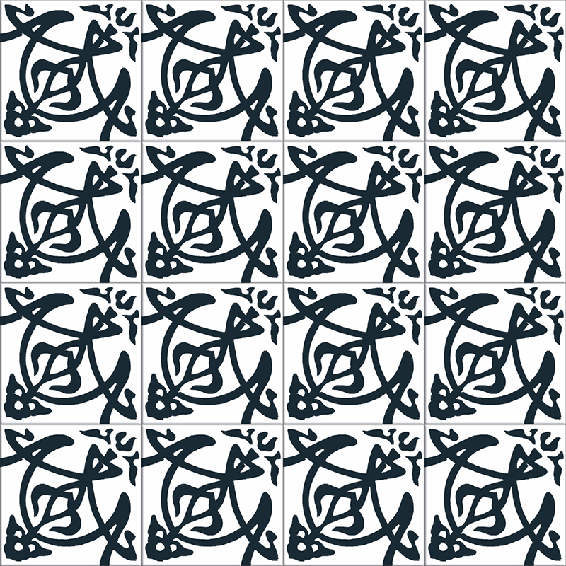 Zementfliese No. M0012