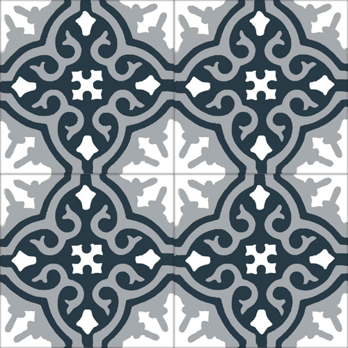 Zementfliese No. M0087