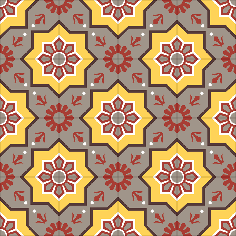 Zementfliese No. M0093