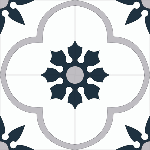 Zementfliese No. M0770