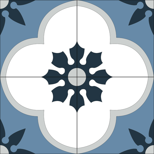 Zementfliese No. M0772