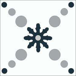 Zementfliese No. M1150