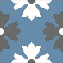 Zementfliese No. M1162