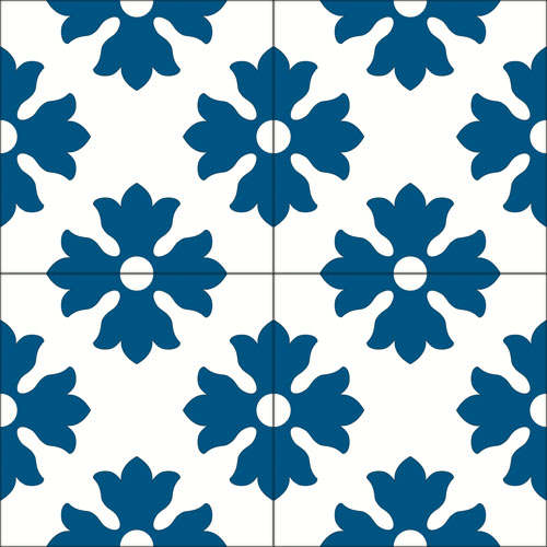 Zementfliese No. M1165