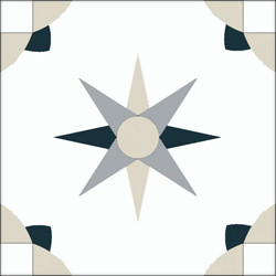 Zementfliese No. M1230