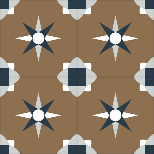 Zementfliese No. M1233