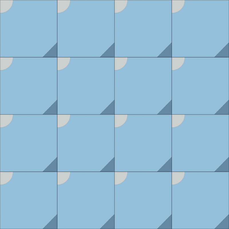 Zementfliese No. M1243