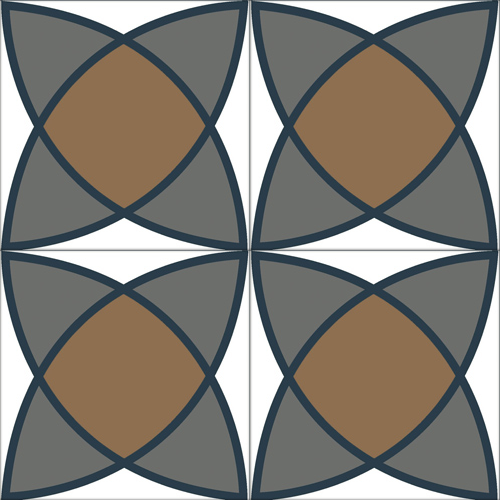 Zementfliese No. M1251