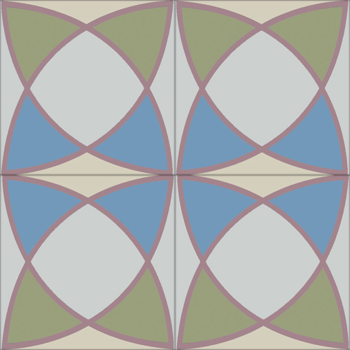 Zementfliese No. M1253