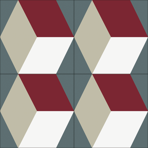 Zementfliese No. M1345