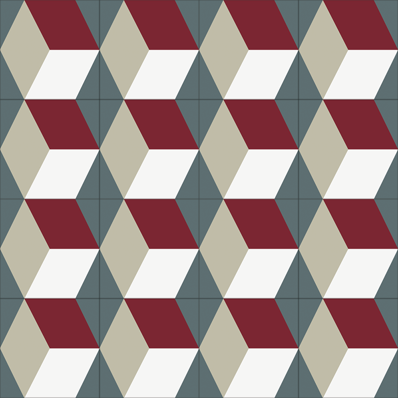 Zementfliese No. M1345