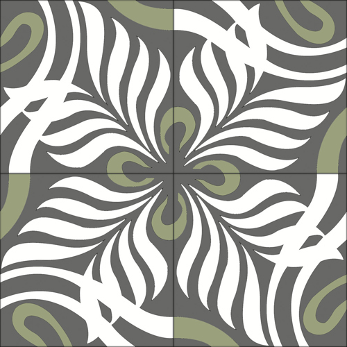 Zementfliese No. M1382