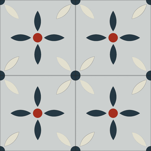 Zementfliese No. M1401