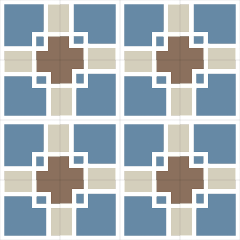 Zementfliese No. M1502