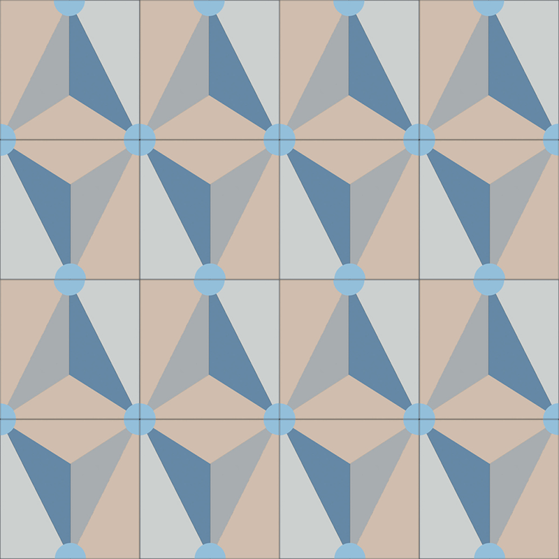 Zementfliese No. M1513
