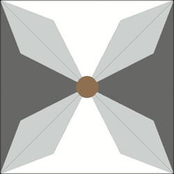 Zementfliese No. M1551