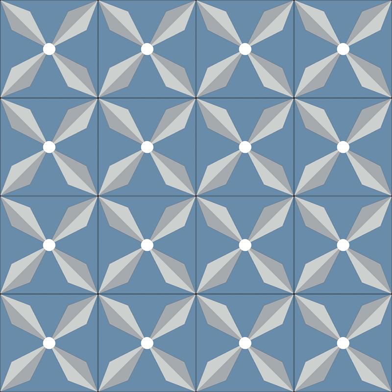 Zementfliese No. M1552