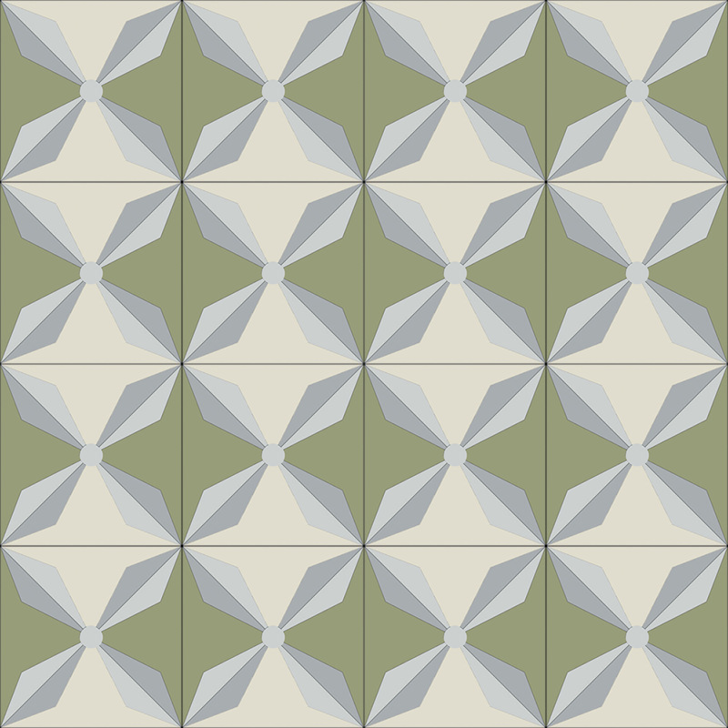 Zementfliese No. M1553