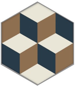 Zementfliese No. H20M021