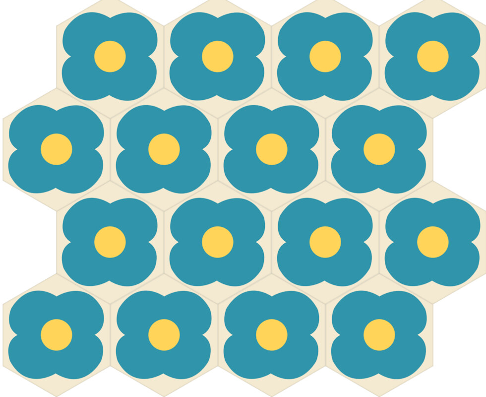 Zementfliese No. H20M0141