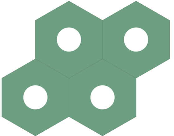 Zementfliese No. H20M0125