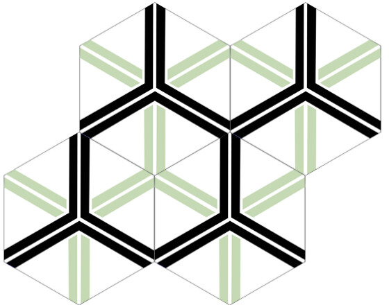 Zementfliese No. H20M0104