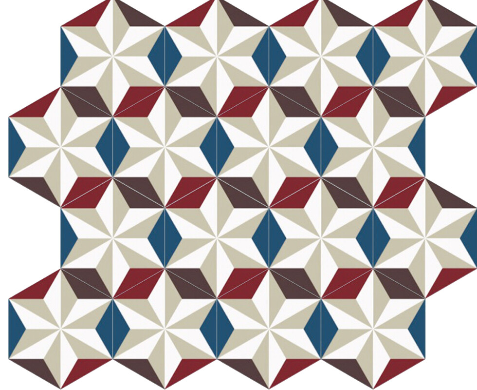 Zementfliese No. H20M082
