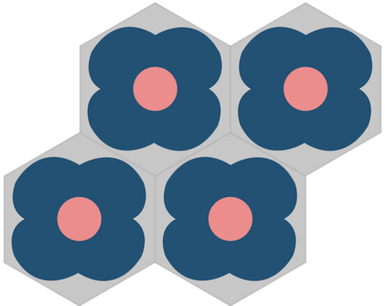 Zementfliese No. H20M0142