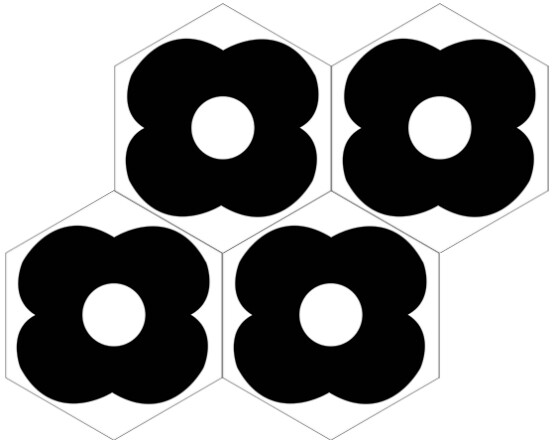 Zementfliese No. H20M0140