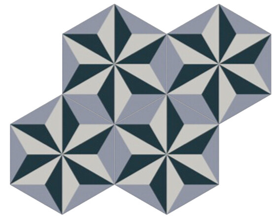 Zementfliese No. H20M081