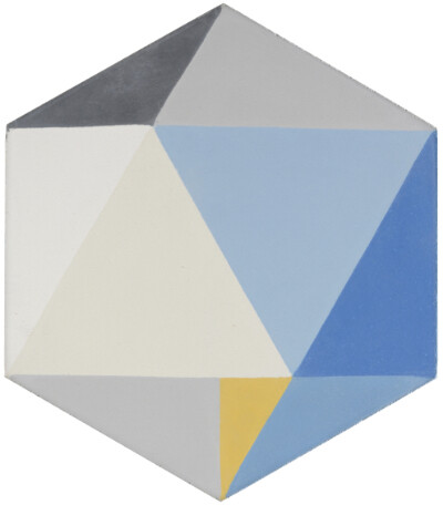 Zementfliese BLU A
