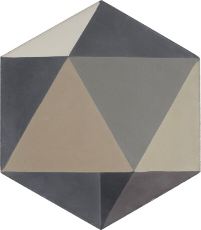Zementfliese GREY A