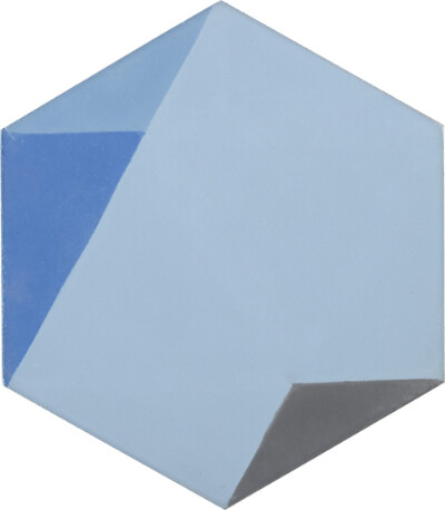Zementfliese BLU D
