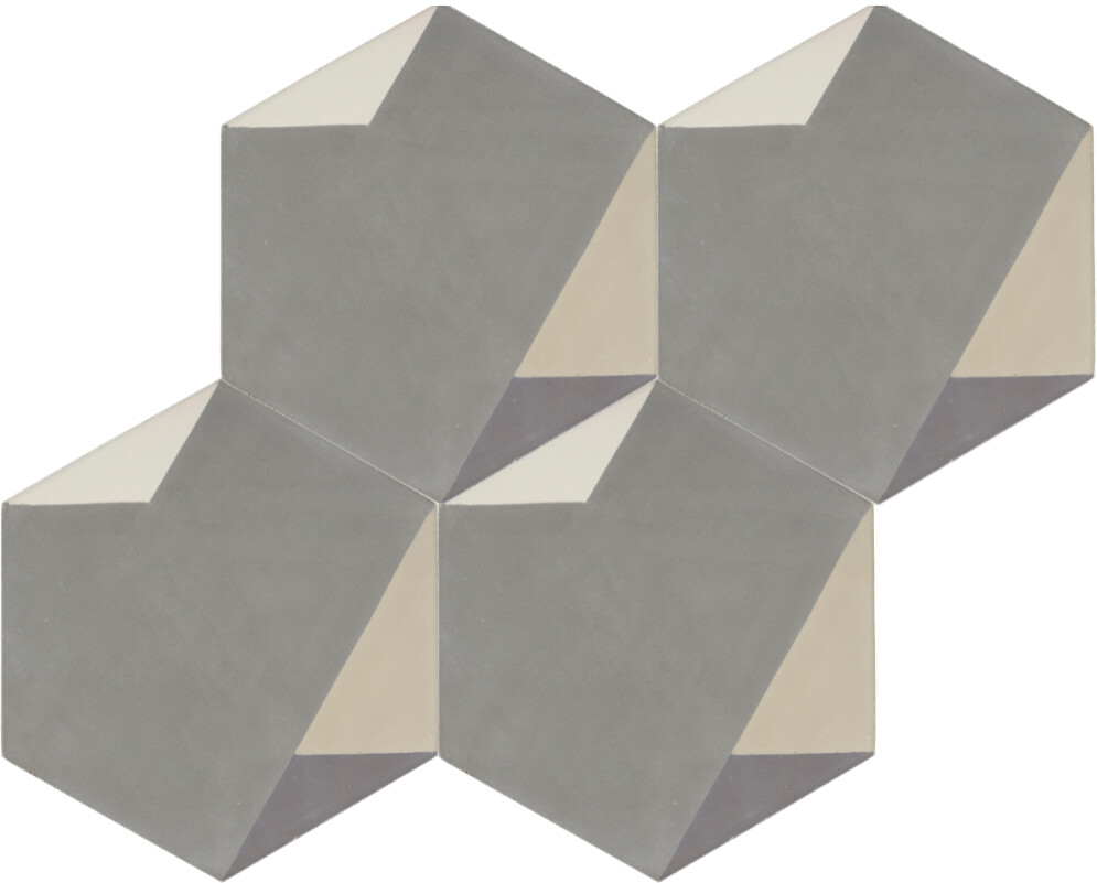 Zementfliese GREY D