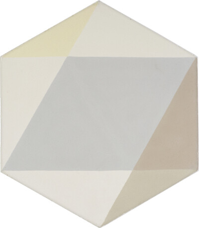 Zementfliese WHITE C
