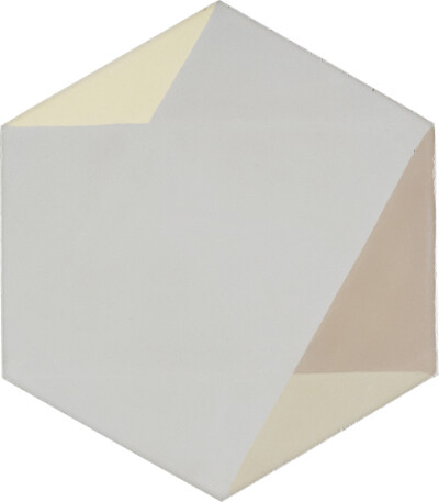 Zementfliese WHITE D