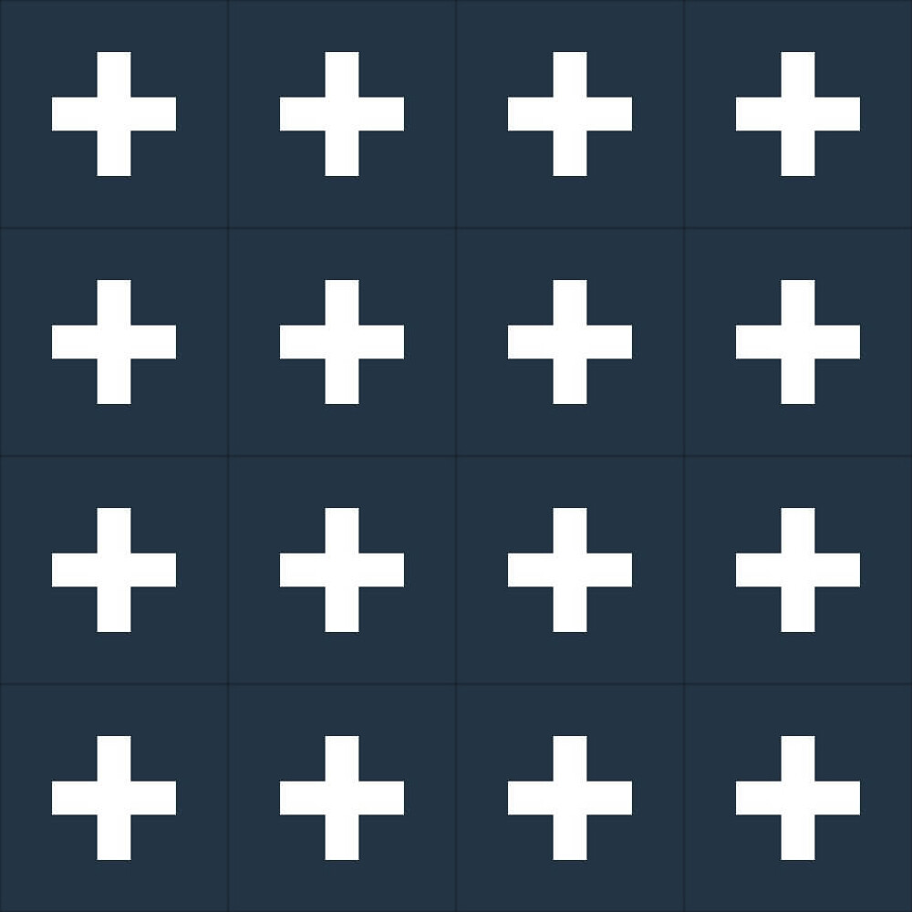 Zementfliese No. MPFPLUS02