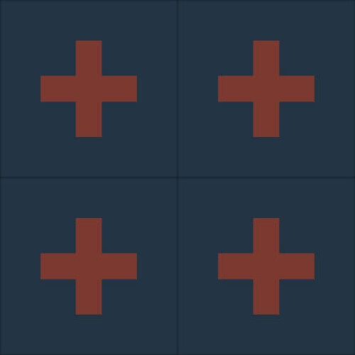 Zementfliese No. MPFPLUS04