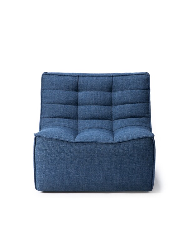 Ethnicraft - N701 Sofa - 1 Sitzer,  Blau