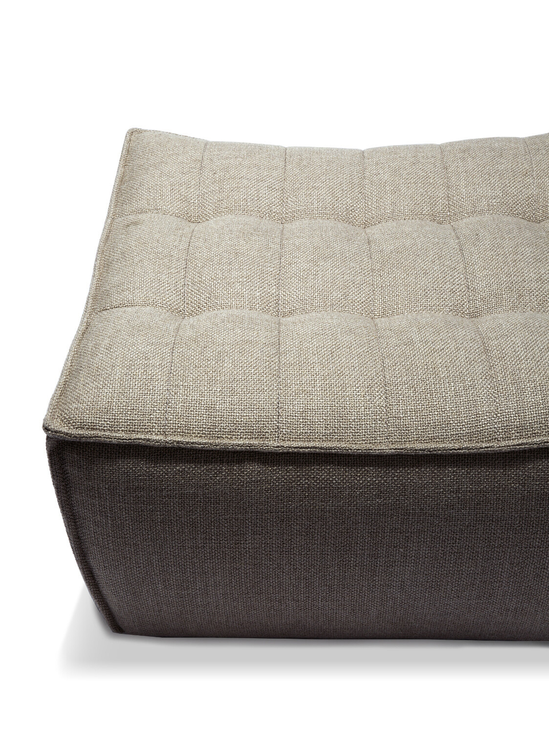 Ethnicraft - N701 Sofa - Polsterhocker, Beige