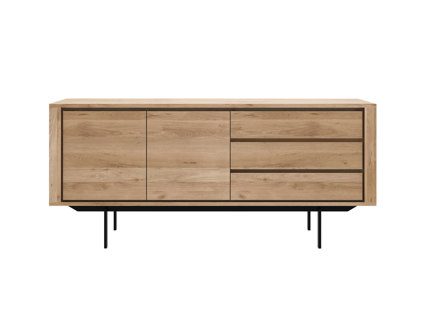 Ethnicraft - Shadow Anrichte - Eiche, Breite: 180cm