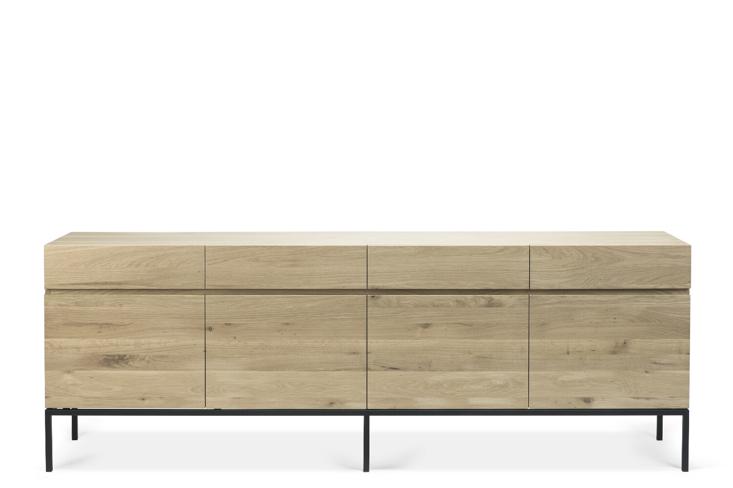 Ethnicraft - Ligna Sideboard - Eiche - Füsse schwarz