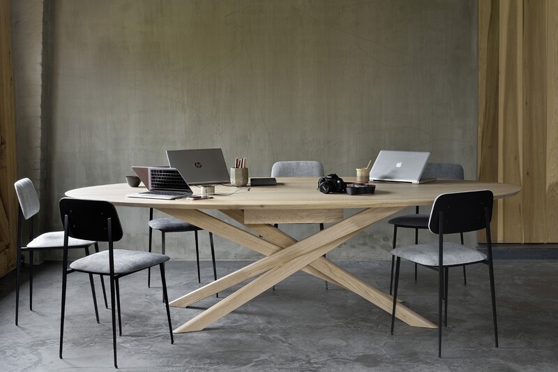 Ethnicraft - Mikado Meetingtisch - Eiche, oval