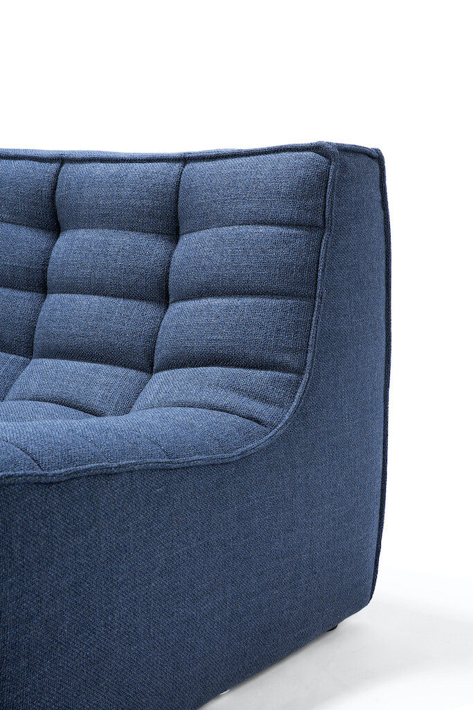 Ethnicraft - N701 Sofa - 3 Sitzer, Blau